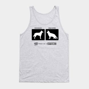 Belgian Malinois vs German Shepherd, there is a difference! Tank Top